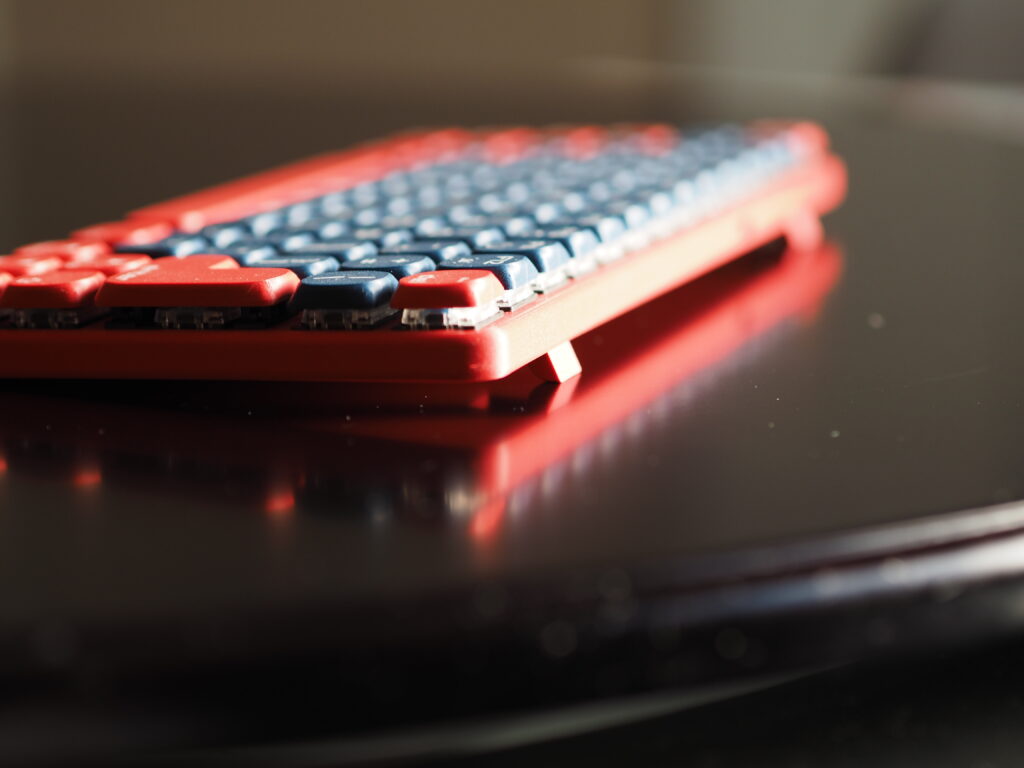 Mini Mighty Keyboard, Red, White and Blue