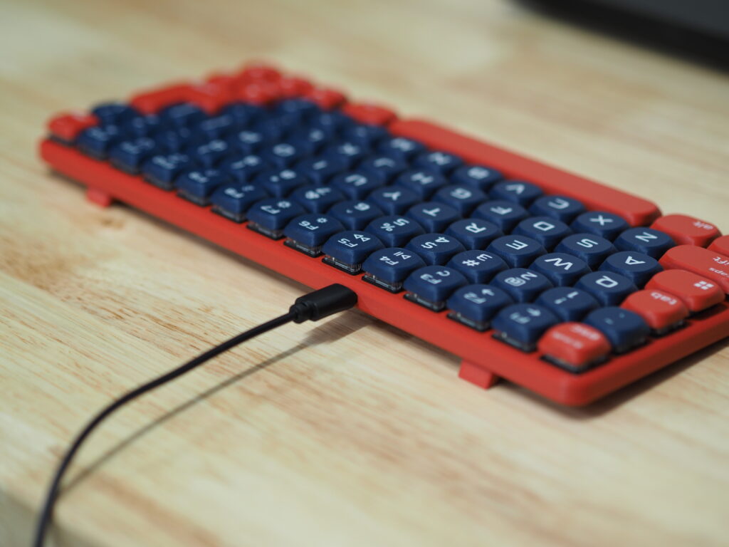 Mini Mighty Keyboard, Red, White and Blue