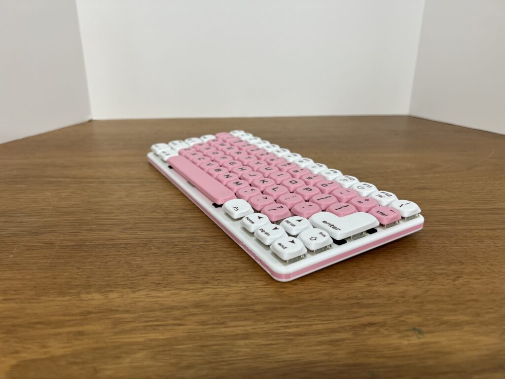 Mini Mighty Keyboard, Cherry Blossom v2 — side view