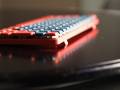 mini·mighty·kbd "Red, White and Blue"